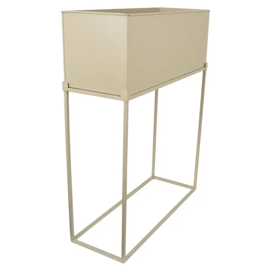 LOFT42 Flora Plantenbak Rechthoek - Metaal - Beige