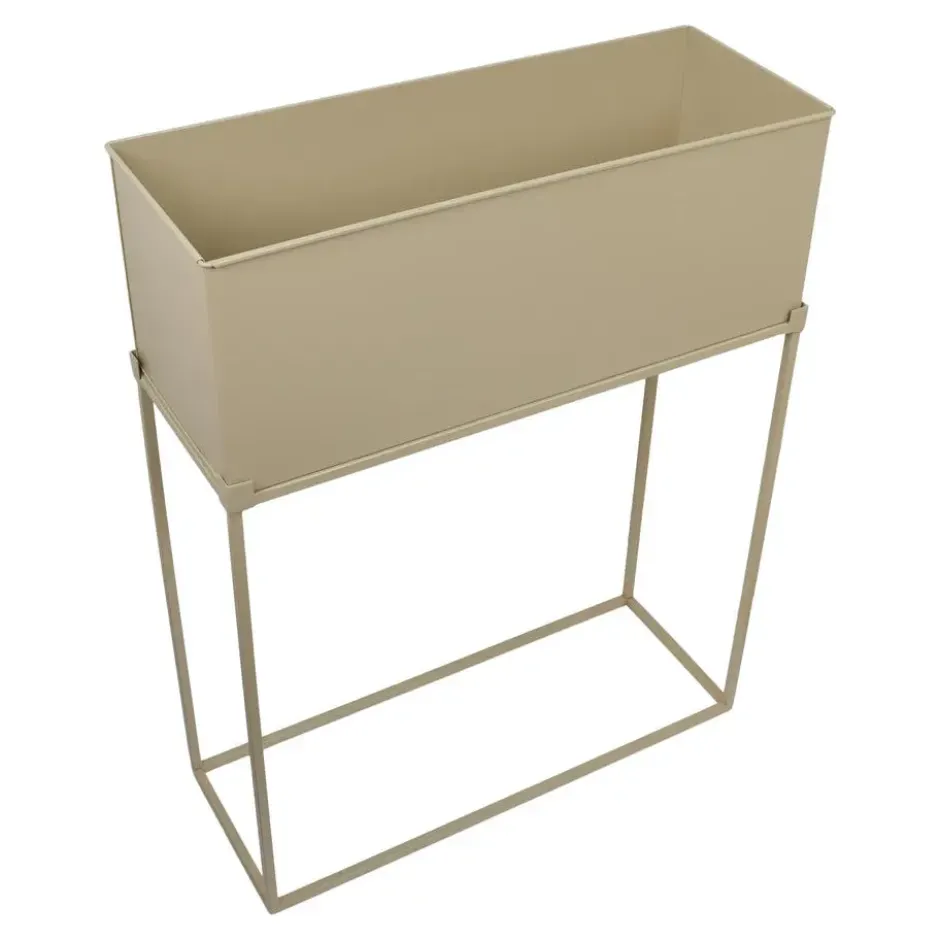 LOFT42 Flora Plantenbak Rechthoek - Metaal - Beige