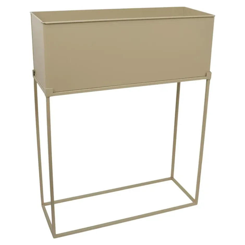 LOFT42 Flora Plantenbak Rechthoek - Metaal - Beige