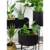 LOFT42 Flora Plantenbak Rond - Metaal - Mat Zwart - Ø40
