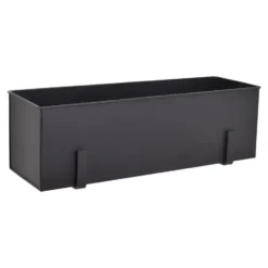 LOFT42 Flora Wand Plantenbak Large - Opbergbox - Metaal - Mat Zwart
