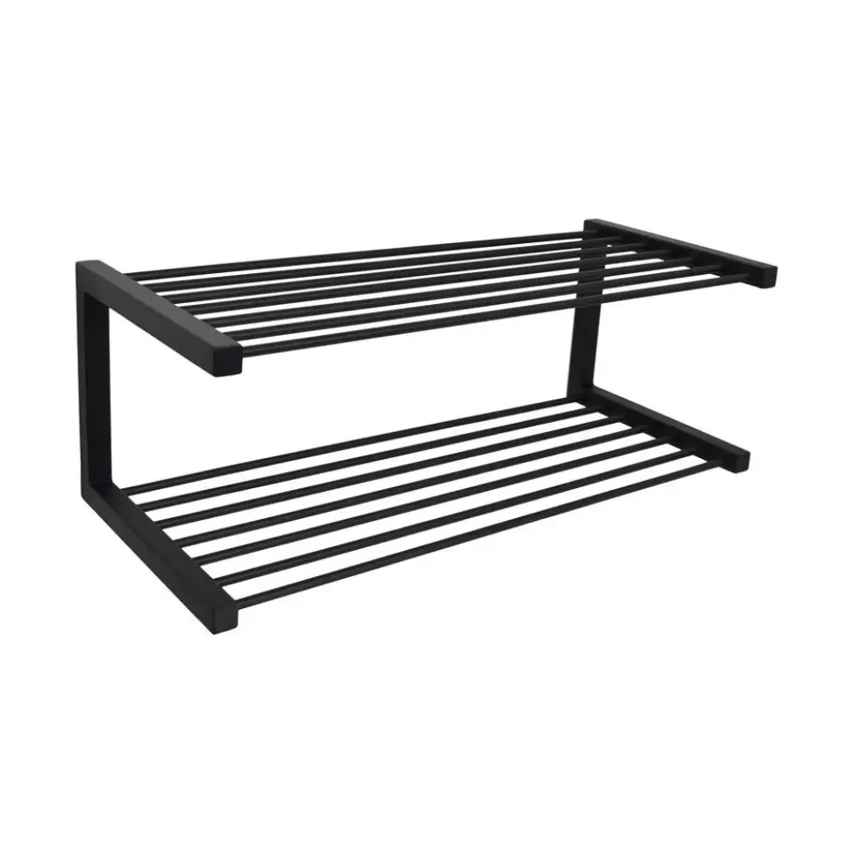 LOFT42 Hall wand schoenenrek - Metaal - Zwart
