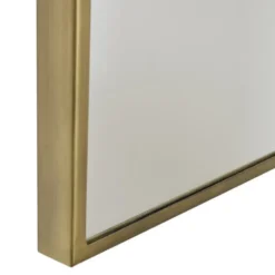 LOFT42 Industry Rectangle Spiegel - Metaal - antiek Messing - 120x40x4