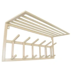 LOFT42 Kapstok Jaimy - Beige – Metaal – 6 dubbele haken - 80x35x30