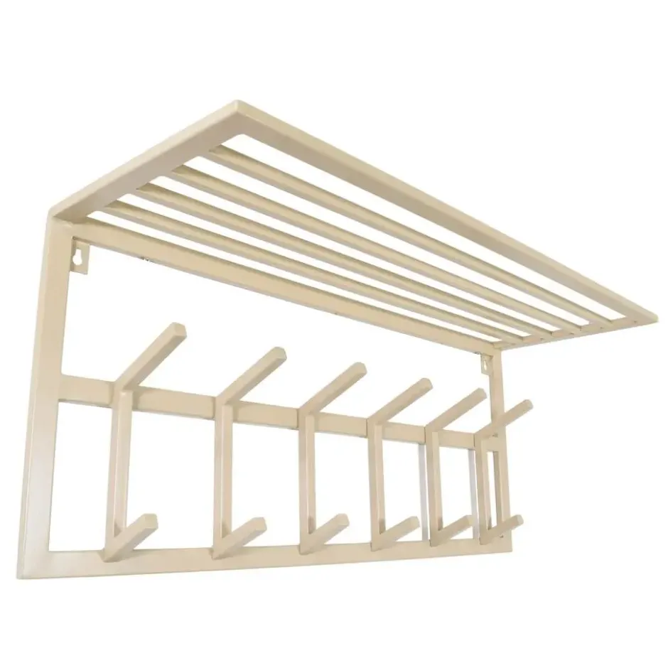 LOFT42 Kapstok Jaimy - Beige – Metaal – 6 dubbele haken - 80x35x30