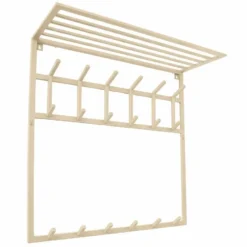 LOFT42 Kapstok Jaimy - Beige – Metaal – 6 dubbele haken - 80x80x30