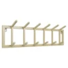 LOFT42 Kapstok Jaimy Single - Beige – Metaal – 6 dubbele haken - 80x24x12
