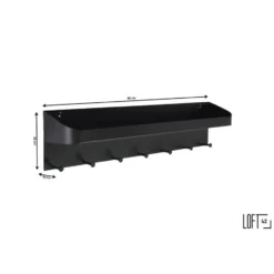 LOFT42 Lucia Kapstok - Zwart – Metaal – 7 haken