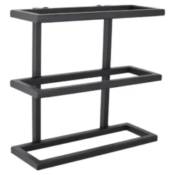 LOFT42 Pinot Wandwijnrek - 3 flessen - Metaal - Zwart - 26x27x11