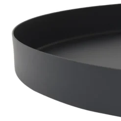 LOFT42 Serva Metalen Dienblad – Zwart – Ø40 cm