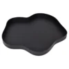 LOFT42 Serva Organisch Metalen Dienblad – Zwart – Ø40 cm