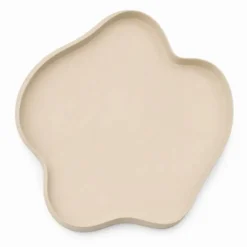LOFT42 Serva Organisch Metalen Dienblad – Beige – Ø40 cm