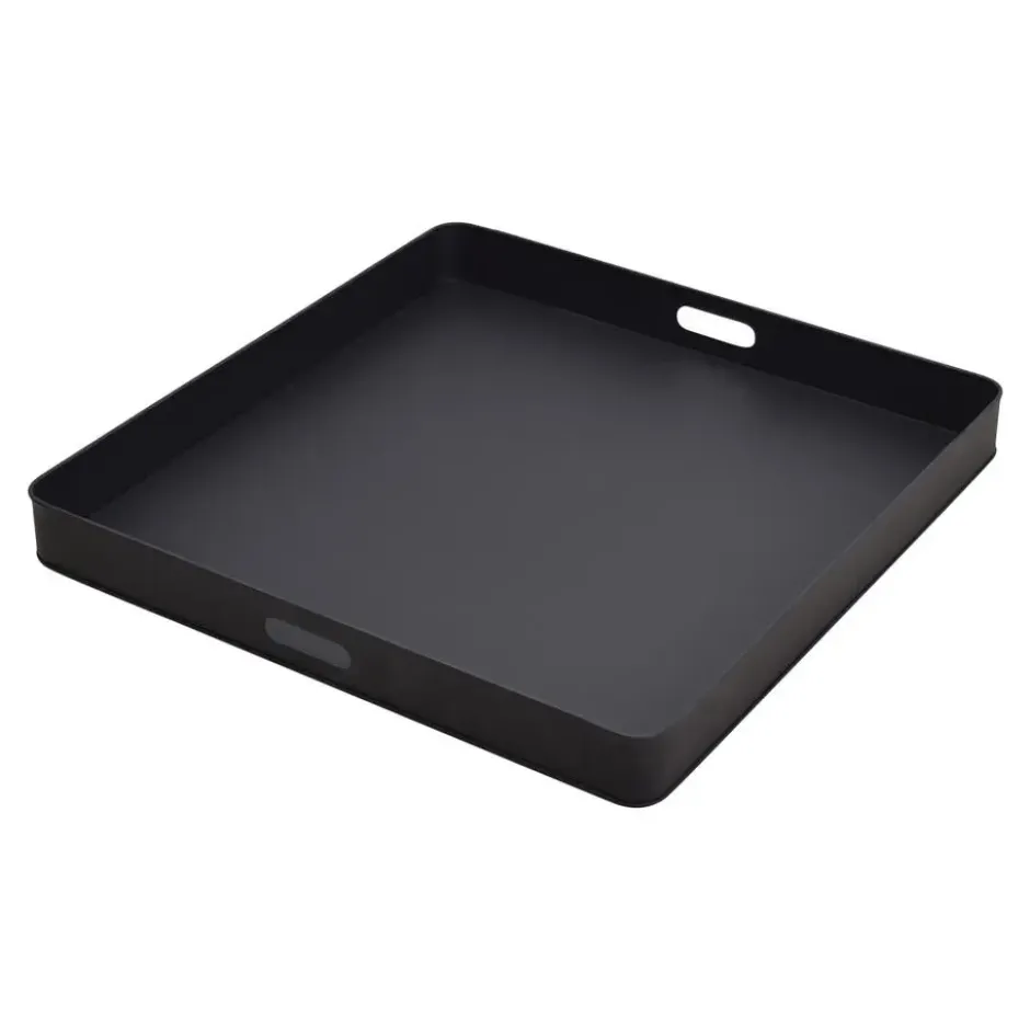 LOFT42 Tray Metalen Dienblad - Zwart - 60x60