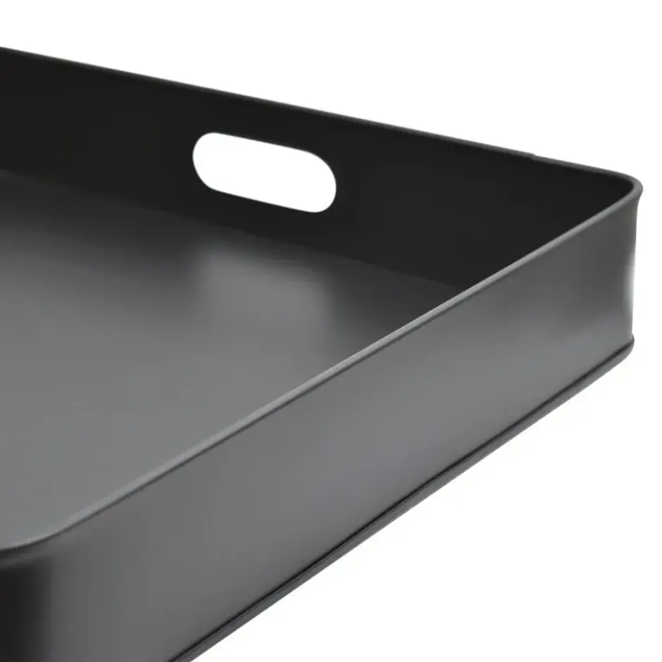 LOFT42 Tray Metalen Dienblad - Zwart - 60x60