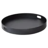 LOFT42 Tray Metalen Dienblad – Zwart – Ø60 cm