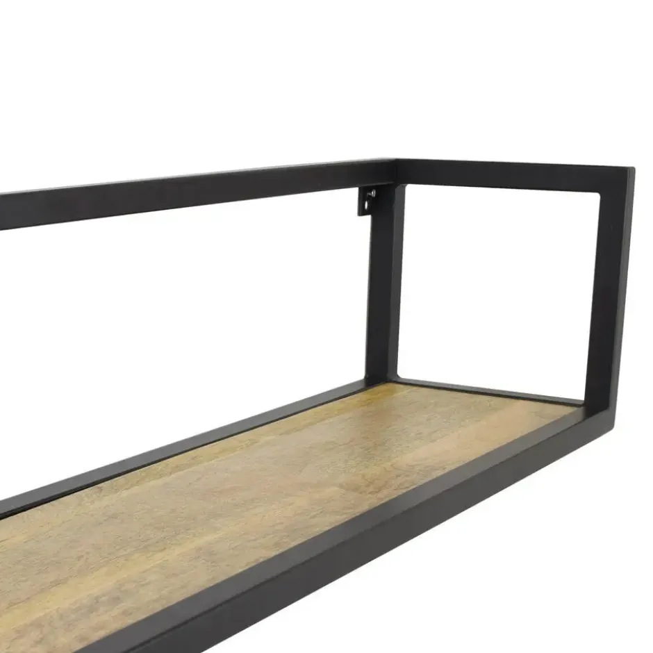 LOFT42 Vegas Wandplank - Mangohout - 90x20x20