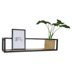LOFT42 Vegas Wandplank - Mangohout - 90x20x20