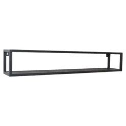 LOFT42 Vegas Wandplank XL - Zwart- 120x20x20