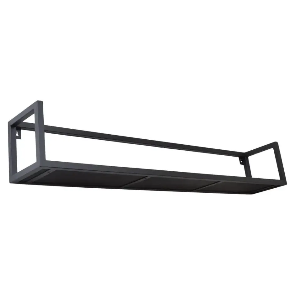 LOFT42 Vegas Wandplank XL - Zwart- 120x20x20