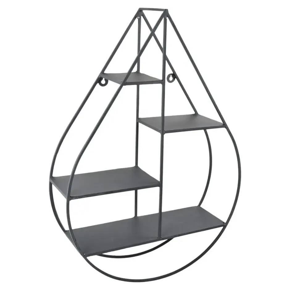 LOFT42 Wally Wandrek Druppel - Metaal - Mat Zwart - 50x70x15