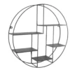 LOFT42 Wally Wandrek Rond - Metaal - Mat Zwart - 70x70x15