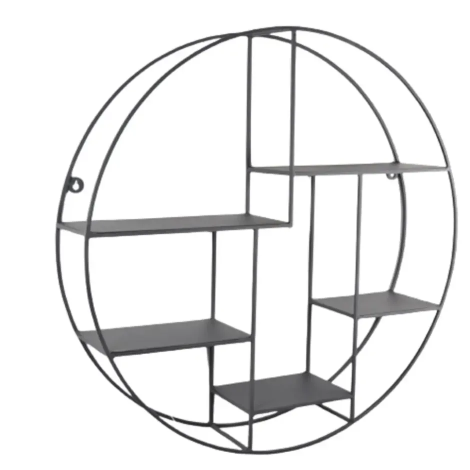 LOFT42 Wally Wandrek Rond - Metaal - Mat Zwart - 70x70x15