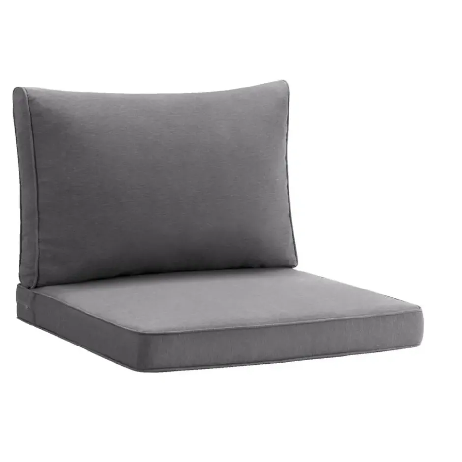 Loungekussen Brest zit - grijs - 60x60 cm