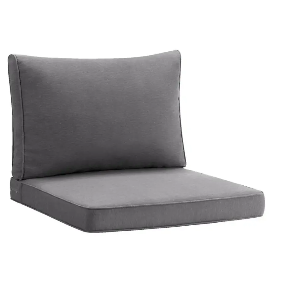 Loungekussen Brest zit - grijs - 60x60 cm