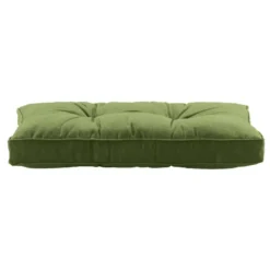 Loungekussen Florence rug - donkergroen - 73x43 cm