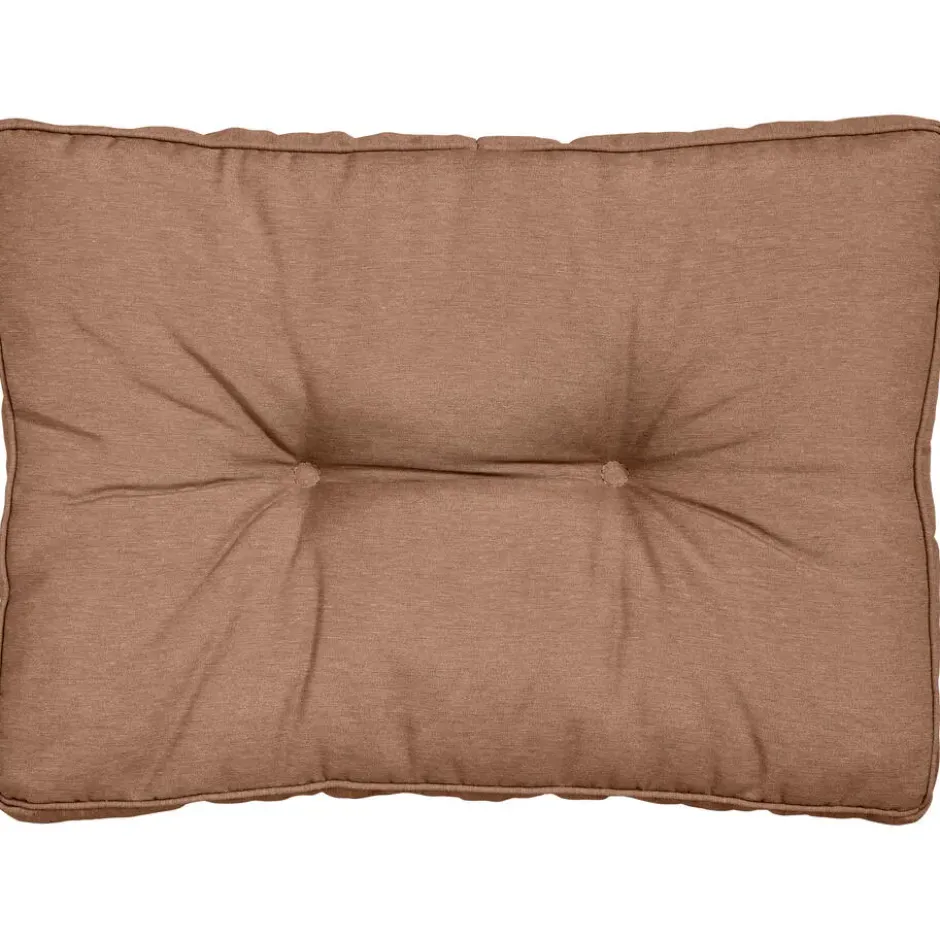 Loungekussen Florence rug - mokka - 60x43 cm