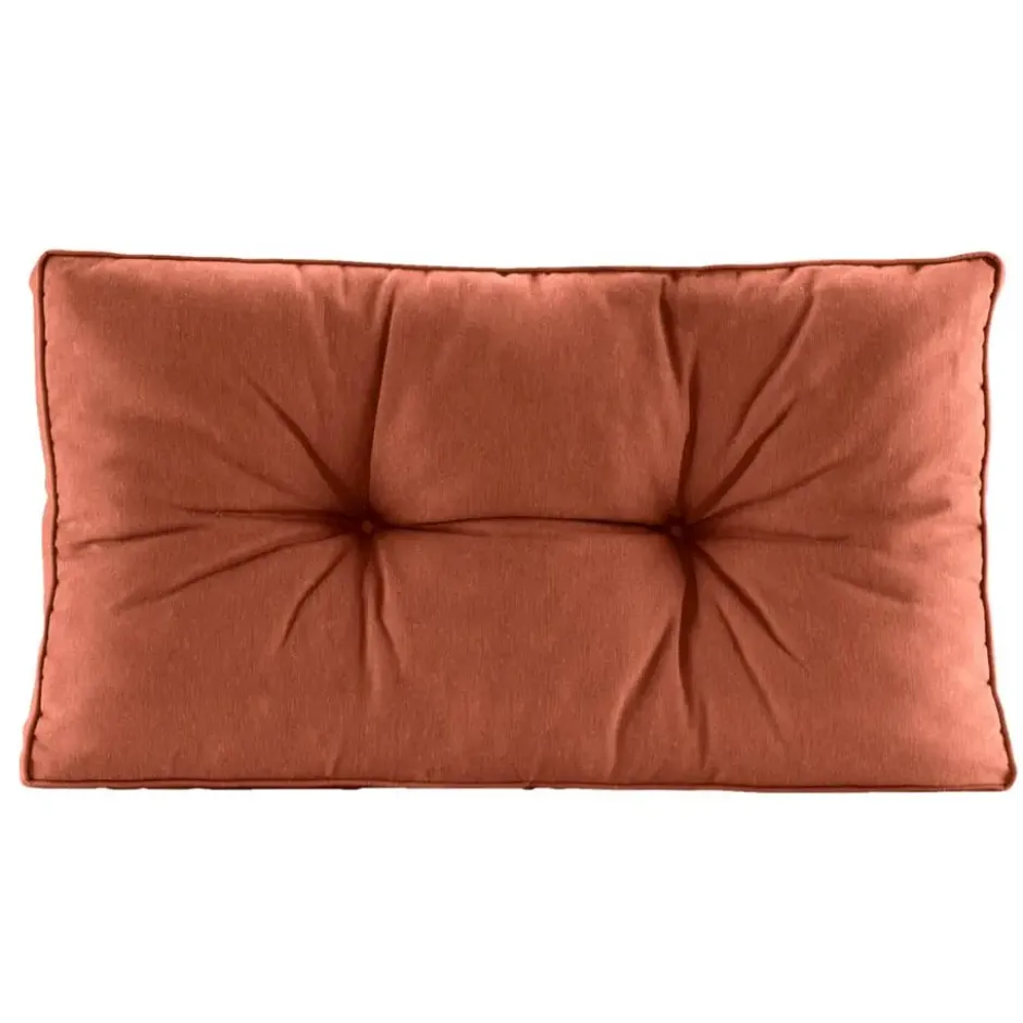 Loungekussen Florence rug - terracotta - 60x43 cm