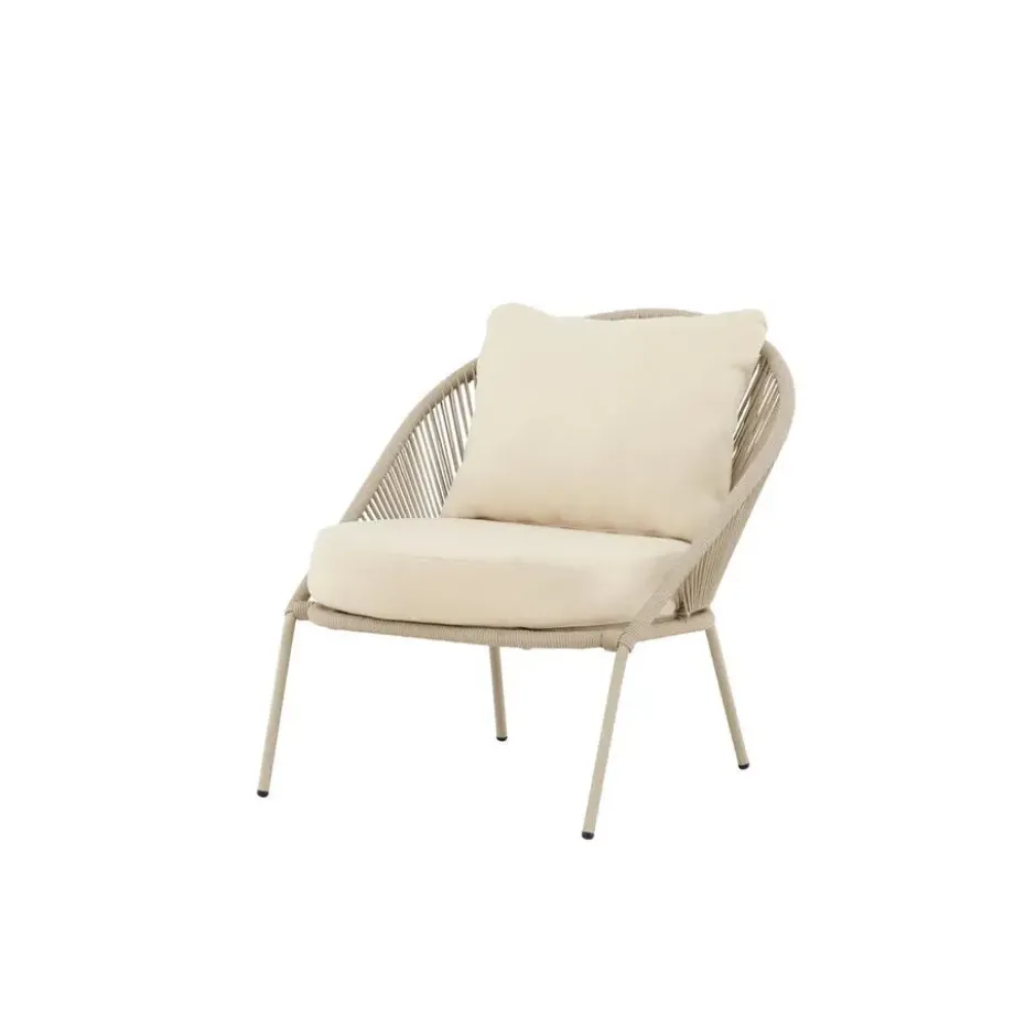 Loungestoel Beige - Lindos - Set van 2