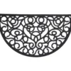 Luance Cozy Step Deurmat - anti slip - half maan - 75 x 45 cm
