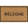 Luance Deurmat - anti slip - rechthoek - Welcome - 60 x 33 cm