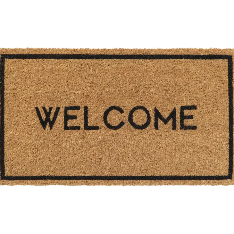 Luance Deurmat - anti slip - rechthoek - Welcome - 60 x 33 cm