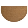 Luance Deurmat - half-rond - kokos - naturel - 45 x 75 cm