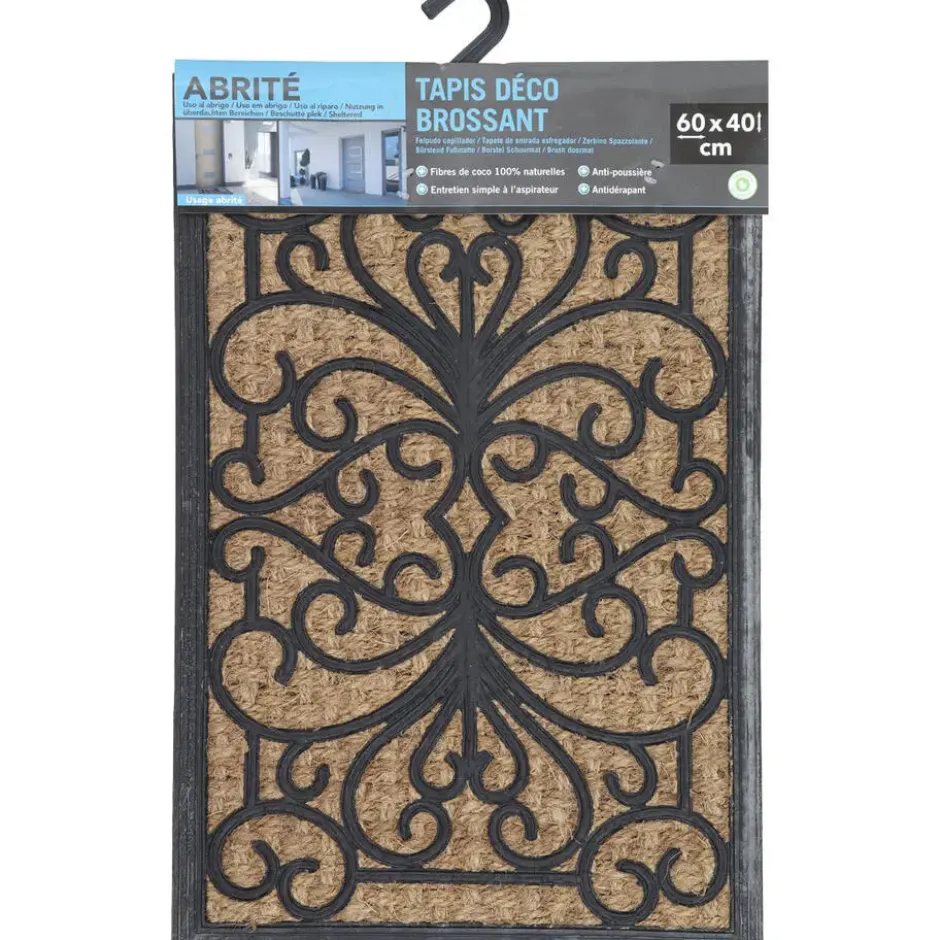 Luance Warm Welcome Deurmat - anti slip - rechthoek - 60 x 40 cm