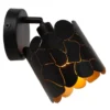 Lucide ALMELO Wandspot - Zwart