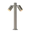 Lucide ARNE-LED Sokkellamp - Mat chroom