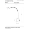 Lucide BUDDY Bedlamp - Zwart