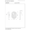 Lucide CARMINO Wandlamp - Taupe