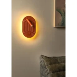 Lucide CARMINO Wandlamp - Terracotta