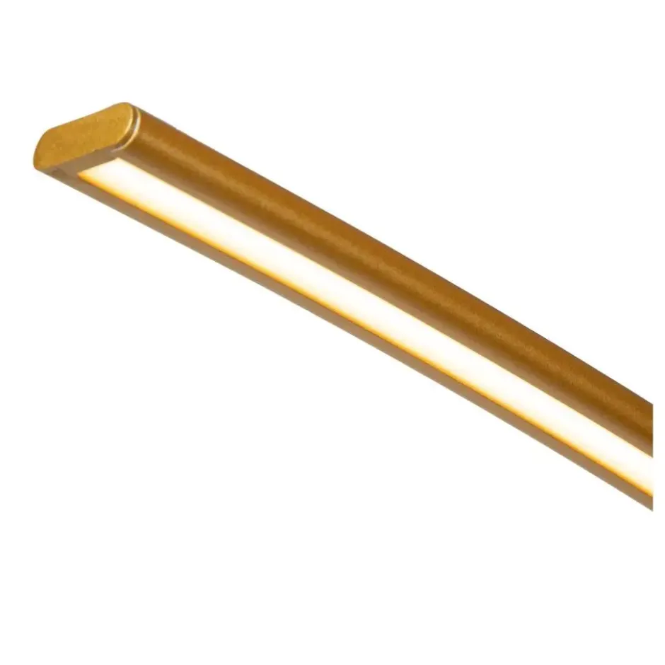 Lucide CURVE Booglamp - Mat Goud / Messing