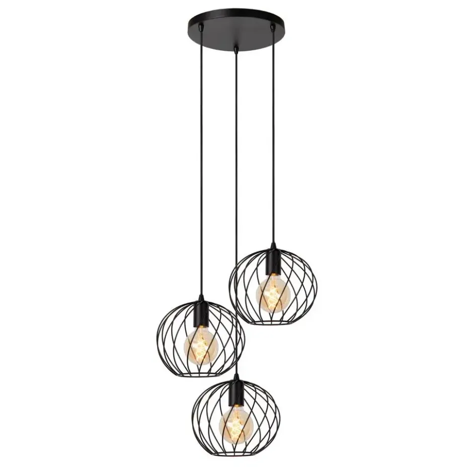 Lucide DANZA Hanglamp - Zwart