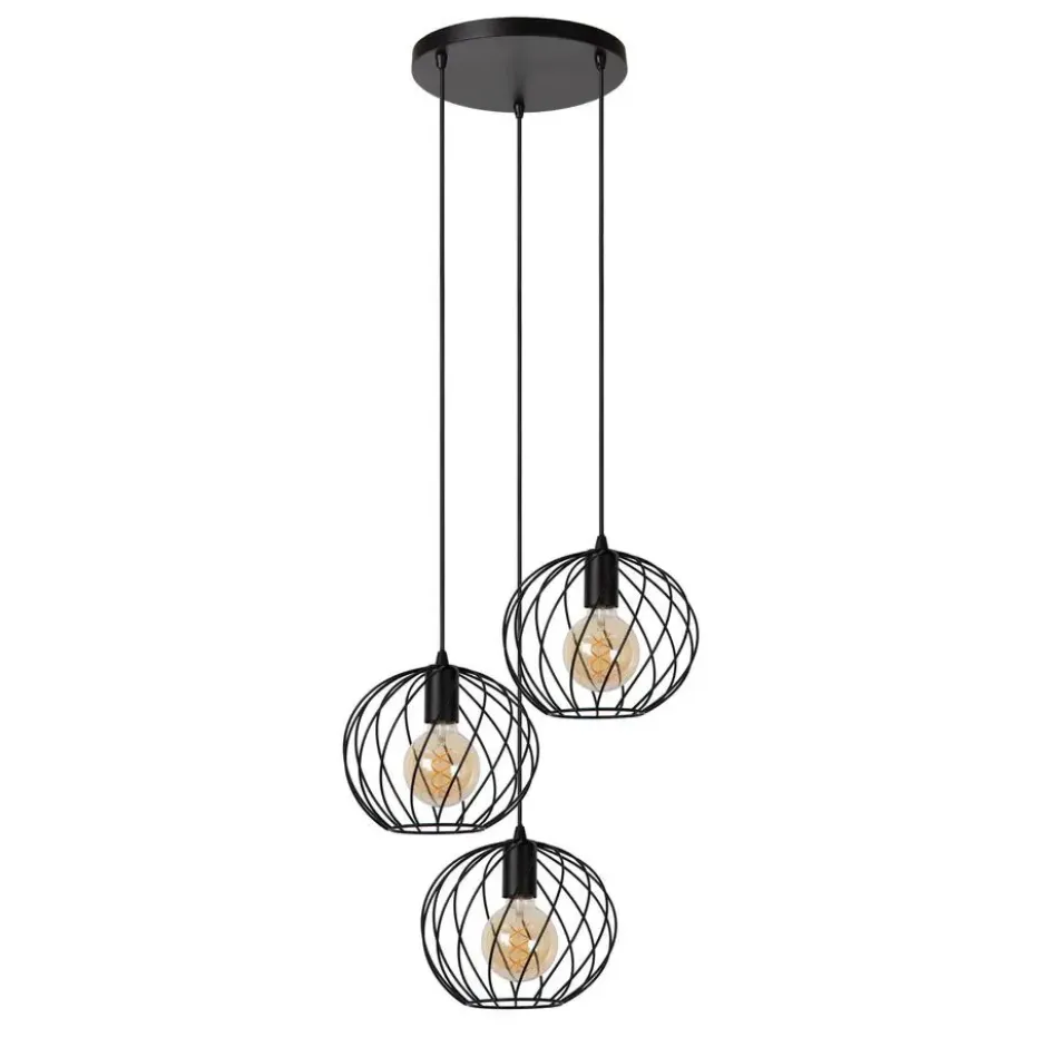 Lucide DANZA Hanglamp - Zwart