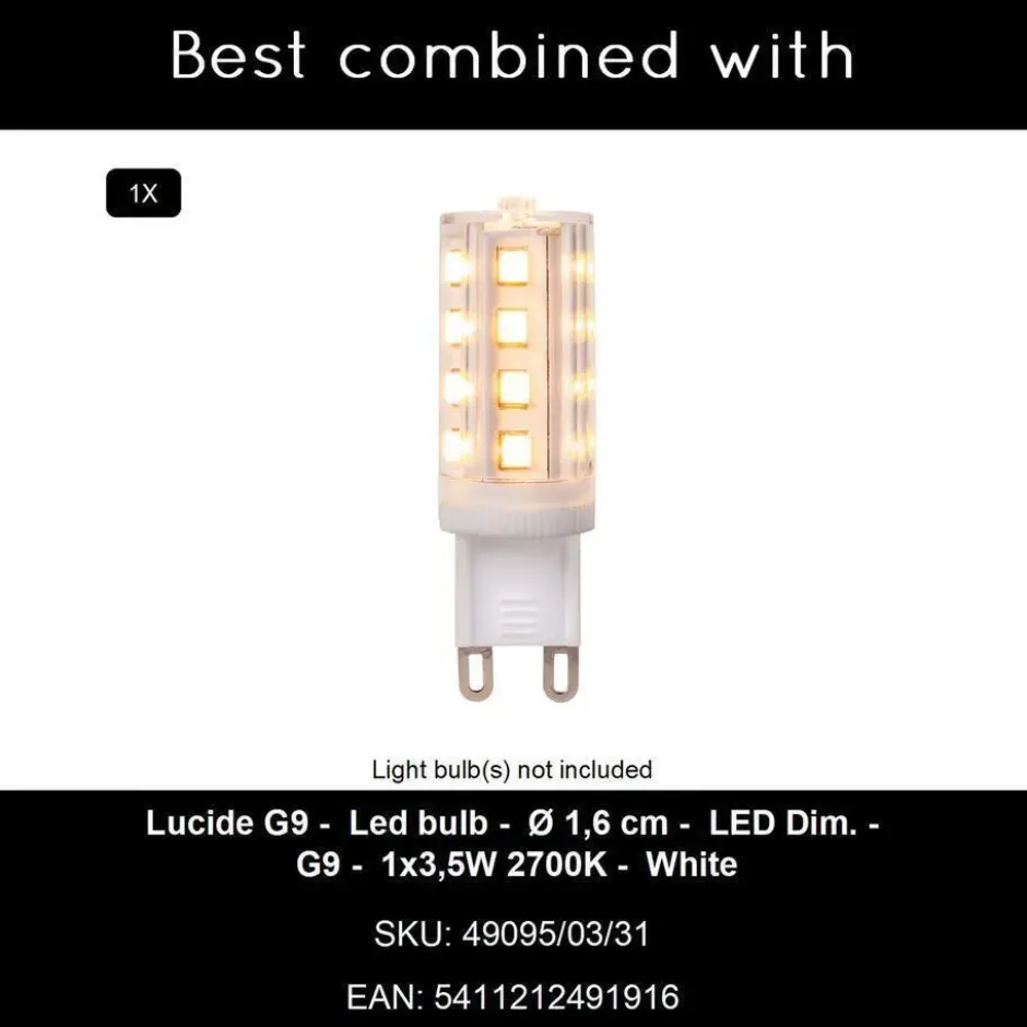 Lucide ELDA Wandlamp - Mat Goud / Messing
