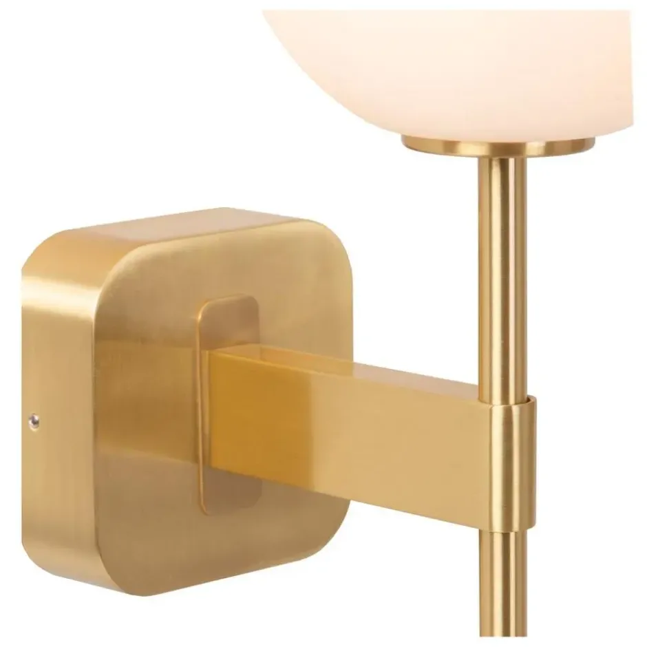 Lucide ELDA Wandlamp - Mat Goud / Messing