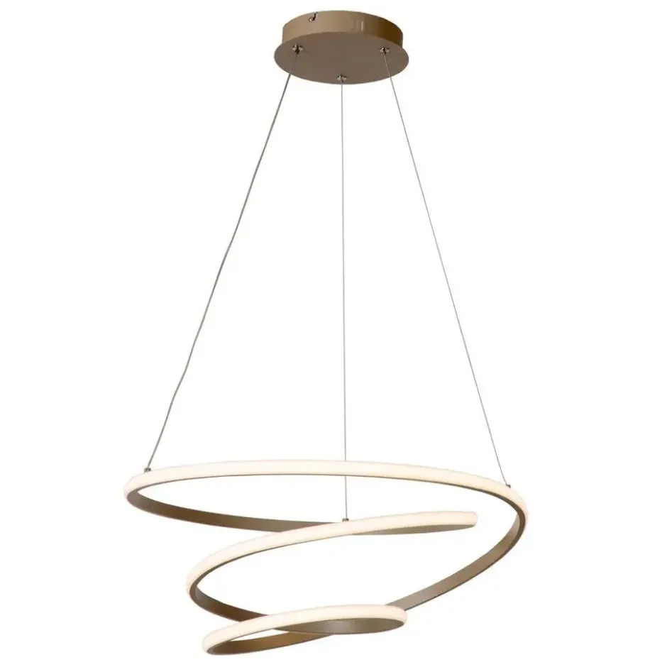 Lucide ESPIRAL Hanglamp - Taupe