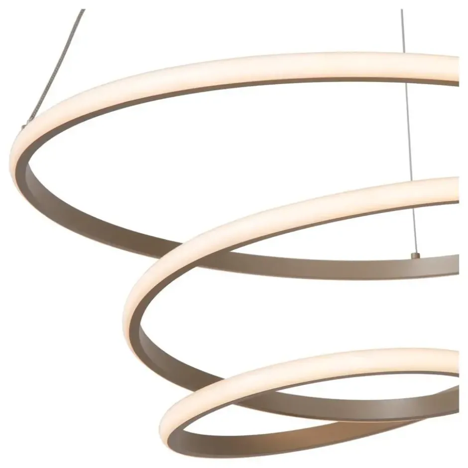 Lucide ESPIRAL Hanglamp - Taupe