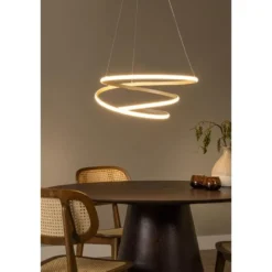Lucide ESPIRAL Hanglamp - Taupe